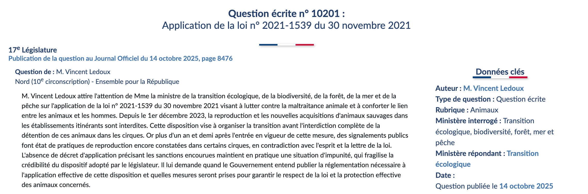 QE vincent ledoux 14 octobre